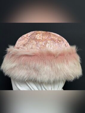 Scala Pronto Faux Fur Black Hat Acrylic Polyester With Fold Up Rim Lined